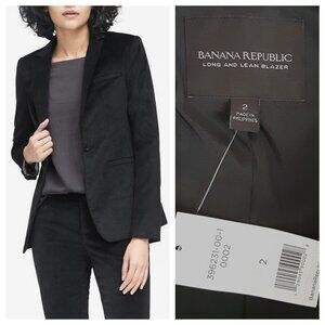 Black Velvet Blazer (Banana Republic)